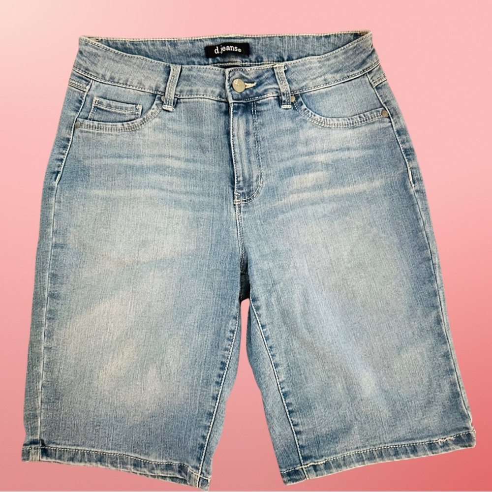 d. jeans Bermuda Stretchy Jean Shorts